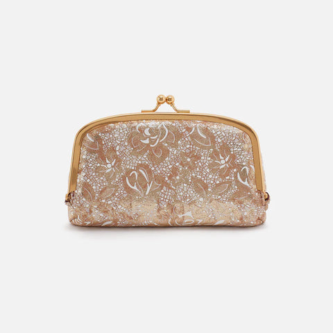 Hobo Save Face Frame Pouch Gilded Petals