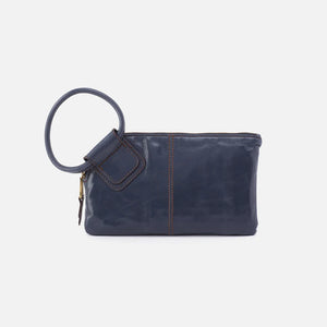 Hobo Sable Wristlet Blue Stone