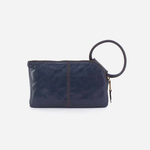 Hobo Sable Wristlet Blue Stone