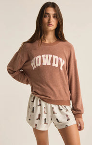 Z Supply L/S Howdy Top Maple Heather