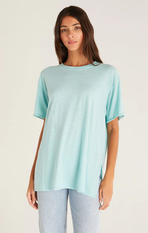 Z Supply Rebel Oversized Tee Oasis Blue