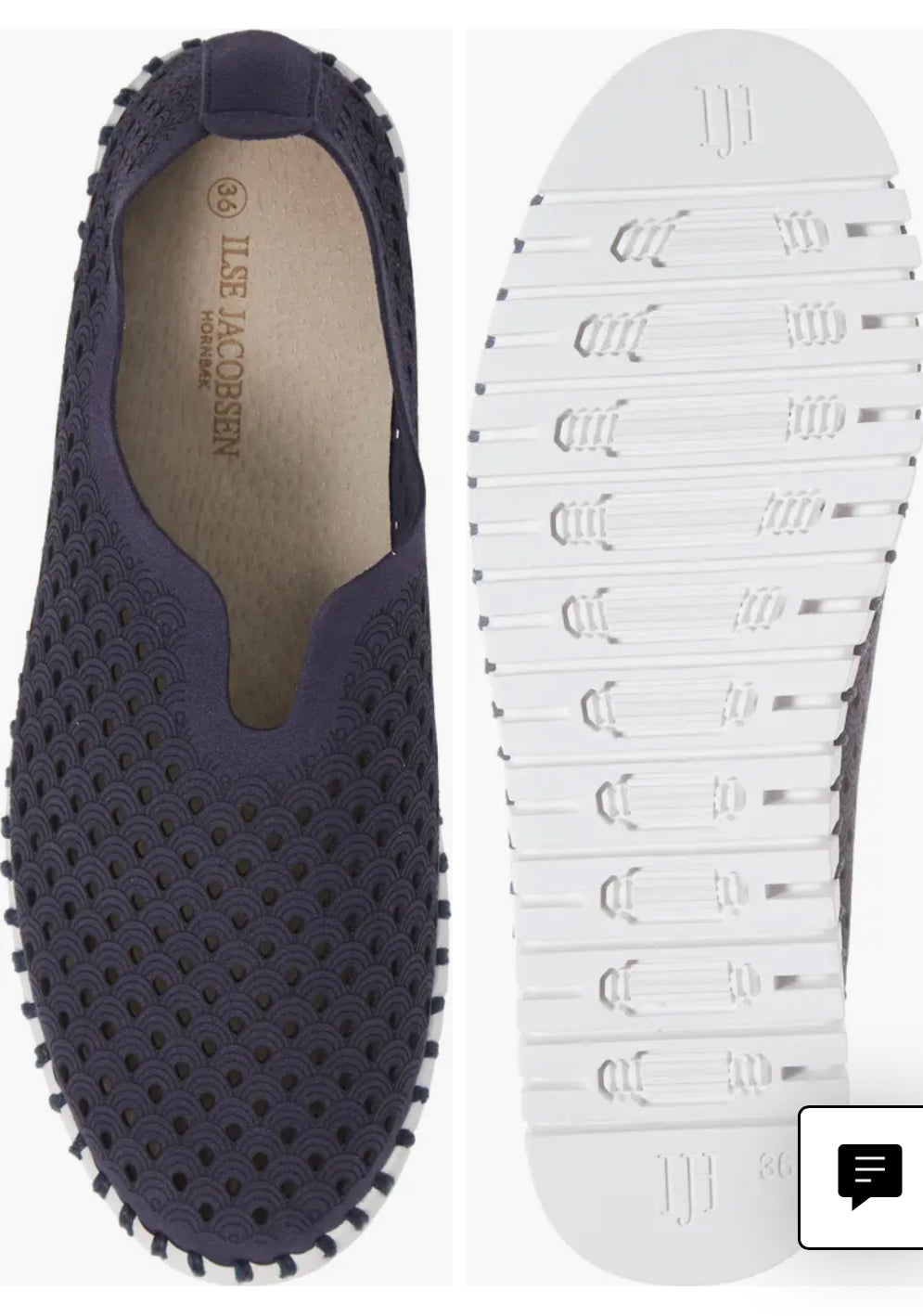 Ilse Jacobsen Tulip Slip On Navy