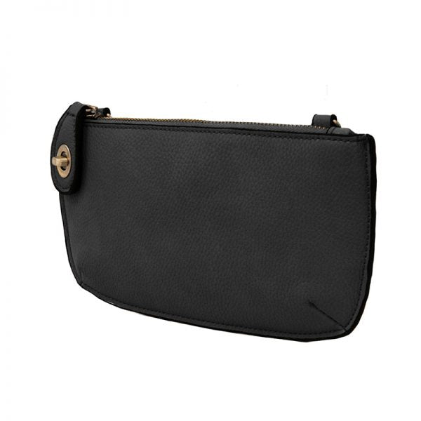 Joy Susan Mini Crossbody Wristlet Clutch Black