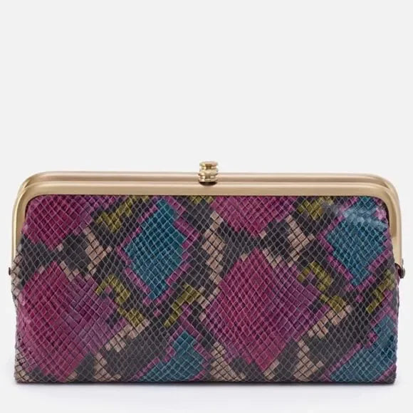 Hobo Lauren Wallet Mosaic Snake