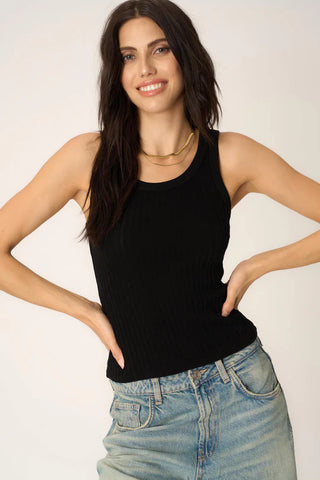 Project Social T Cooper Sweater Rib Tank, Black