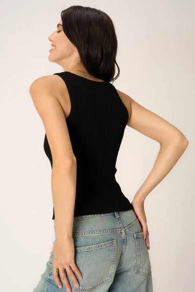 Project Social T Cooper Sweater Rib Tank, Black