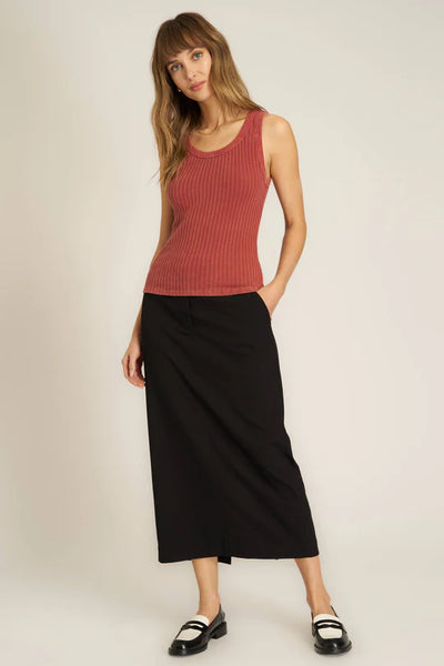 Project Social T Cooper Sweater Rib Tank, MW Desert Clay