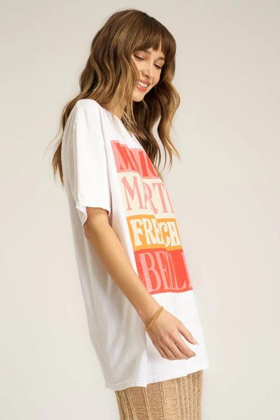 Project Social T Fancy Drinks Relaxed Tee White O/S