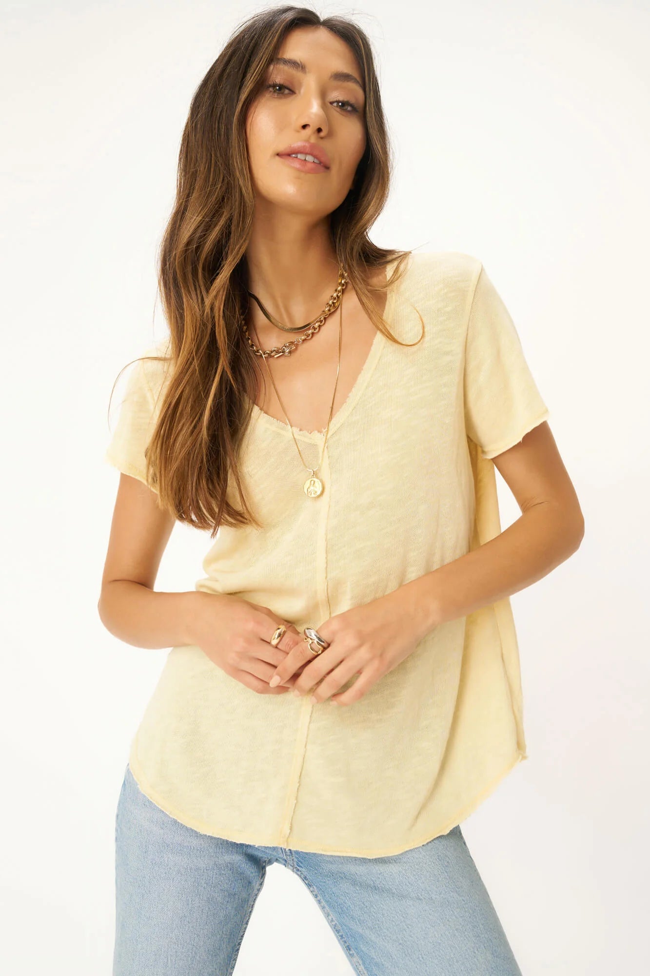 Project Social T Wearever Tee Honey Cream