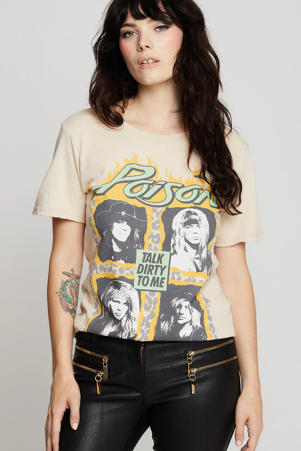 Recycled Karma Poison Talk Dirty To Me Tee Old Lace