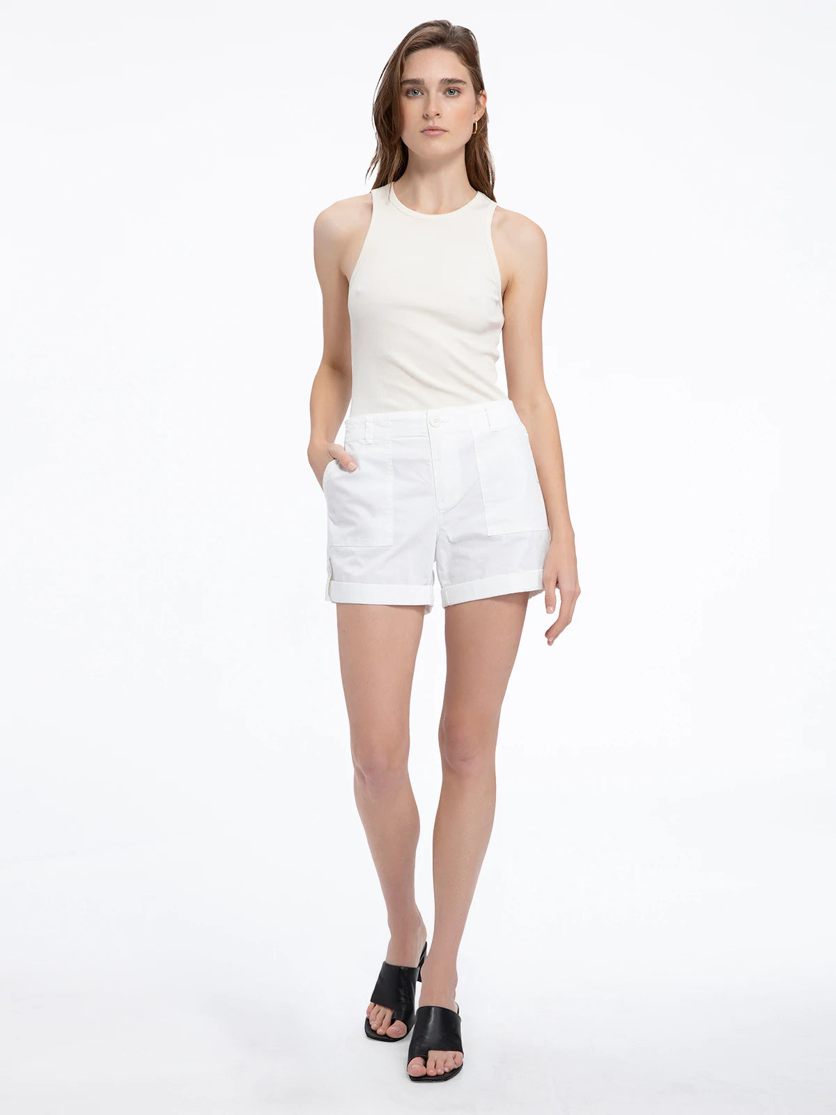 Sanctuary Switchback Cuffed Short Brilliant White
