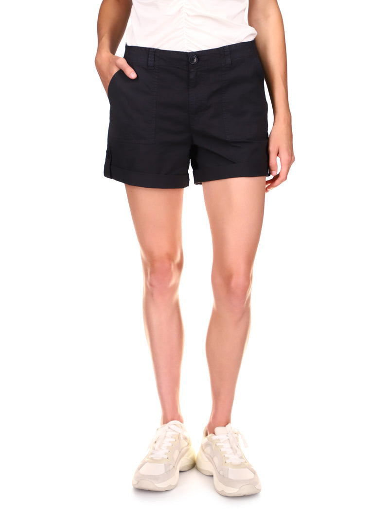 Sanctuary Switchback Cuffed Short Worn Black