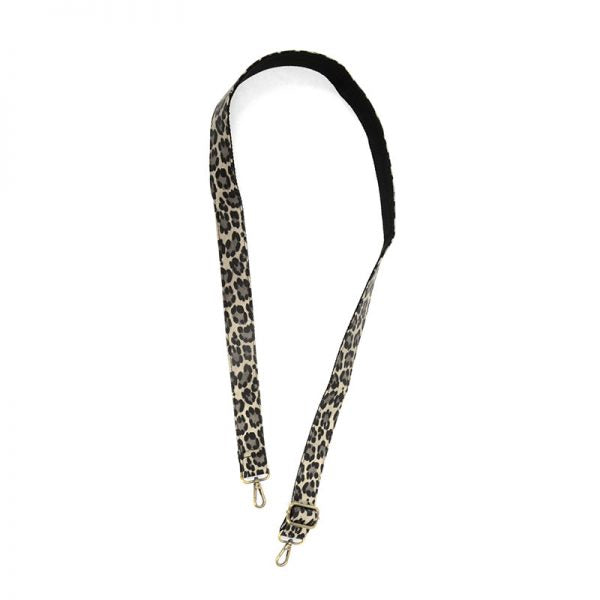 Joy Susan Leopard Embroidered Guitar Strap