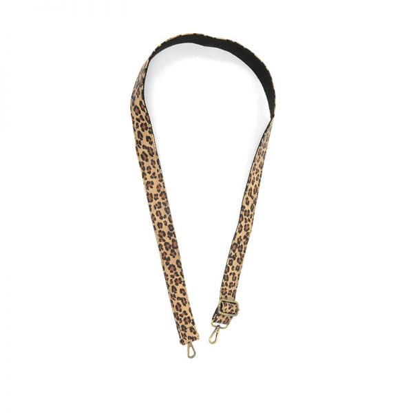 Joy Susan Leopard Embroidered Guitar Strap