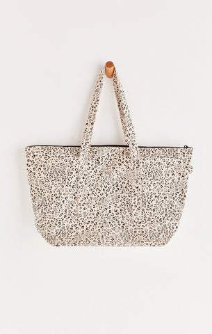 Z Supply On The Go Leopard Tote Natural