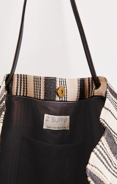 Z Supply Carry All Stripe Tote Natural