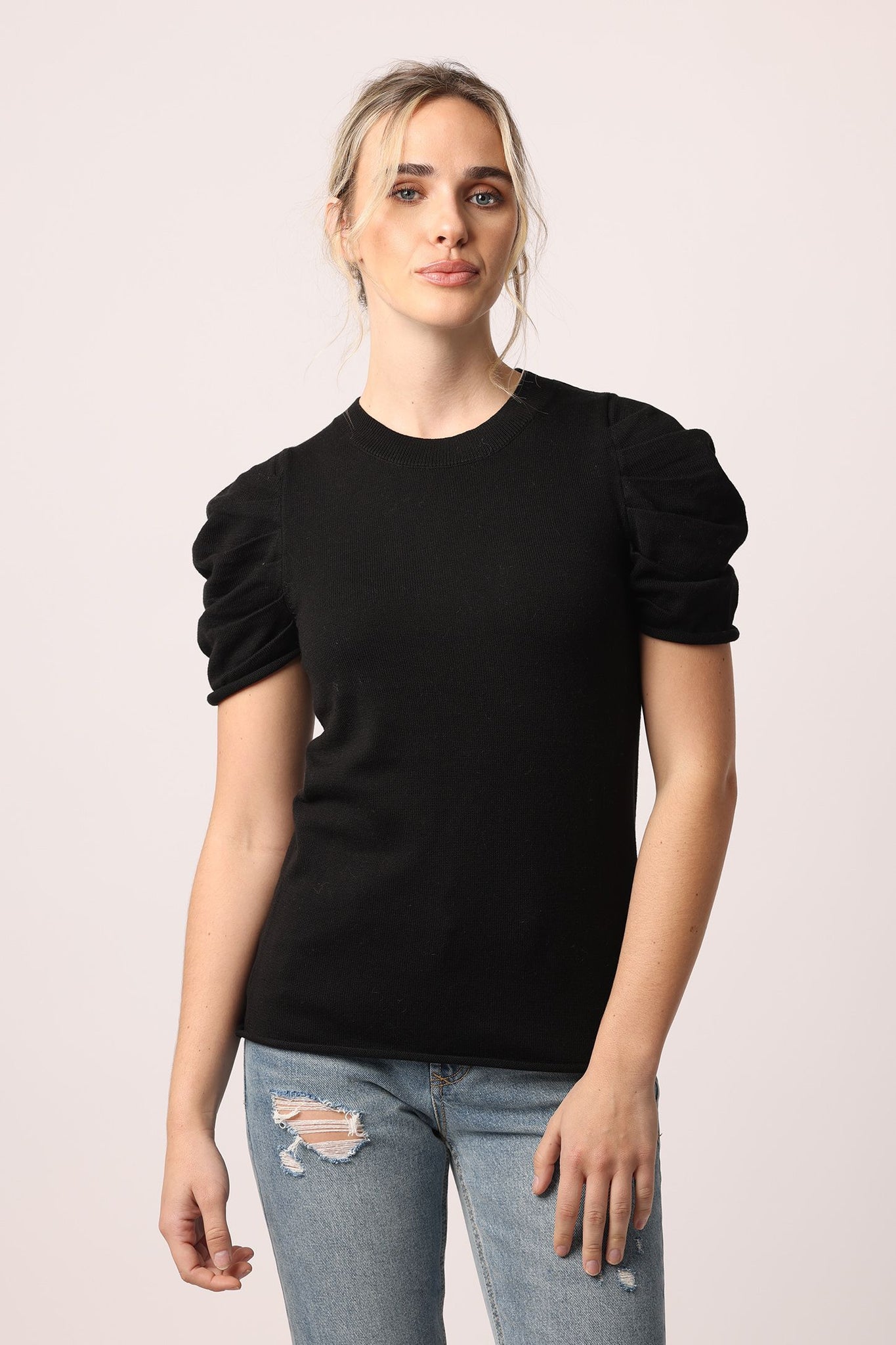 Another Love Nahla S/S  Sweater Black
