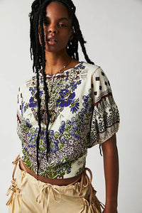 Free People Luly Tee Ivory Combo