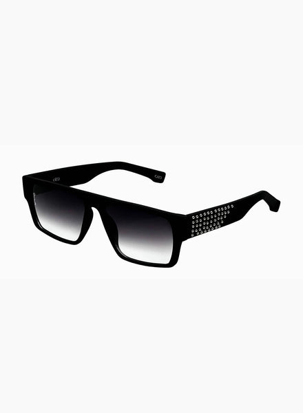 Otra Izzy Deluxe Sunglasses, Black Smoke