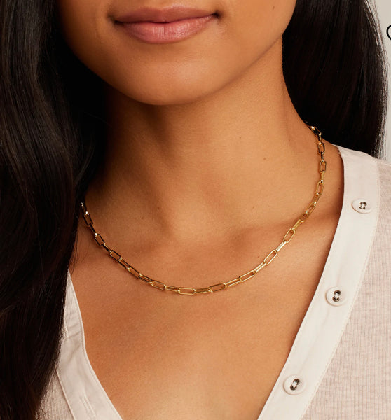 Gorjana Parker Necklace, Gold