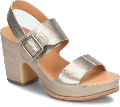 Kork-Ease San Carlos Soft Gold Metallic Wedge