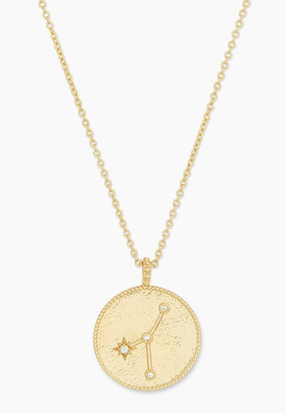 Gorjana Astrology Coin Necklace (Cancer)