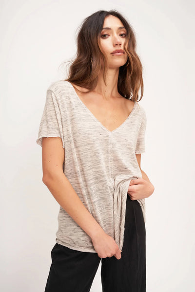 Project Social T Wearever Marled Tee Ivory