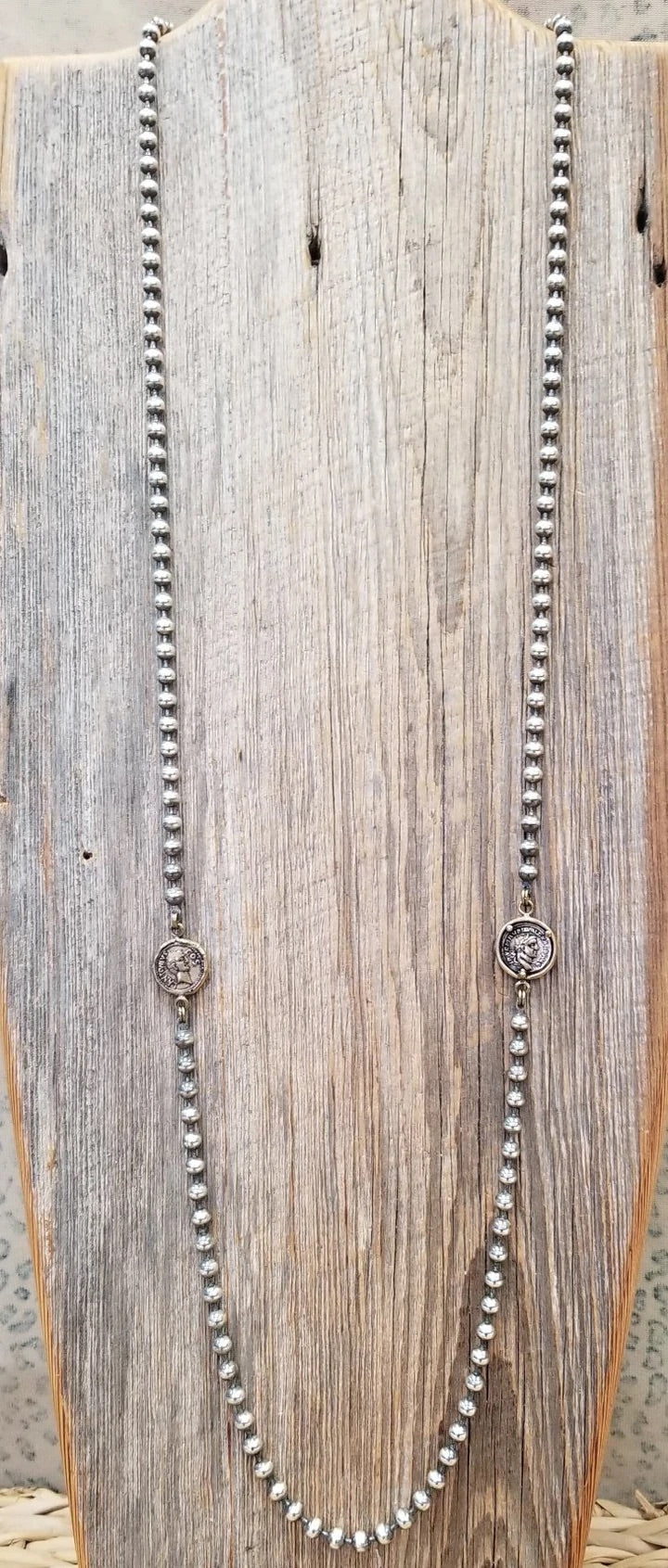 Zowee Necklace W/ Inline Coins