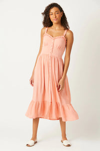BILA Ramona Dress, Pink Clay