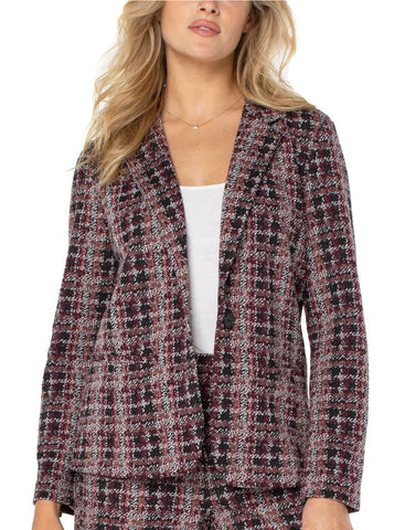 Liverpool Fitted Blazer Plaid
