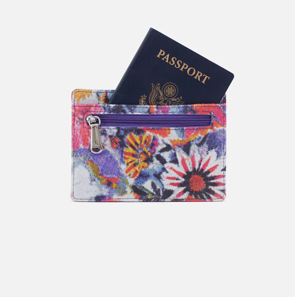 Hobo Euro Slide Wallet, Poppy Floral