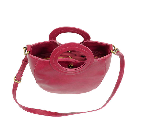 Joy Susan Coco Circle Handle Handbag, Fuchsia